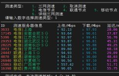 Linux服务器网速测试代码缩略图