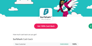 TopCashback 上购买 Surfshark 可获得 100% 返现【1/24 更新：又有了】缩略图